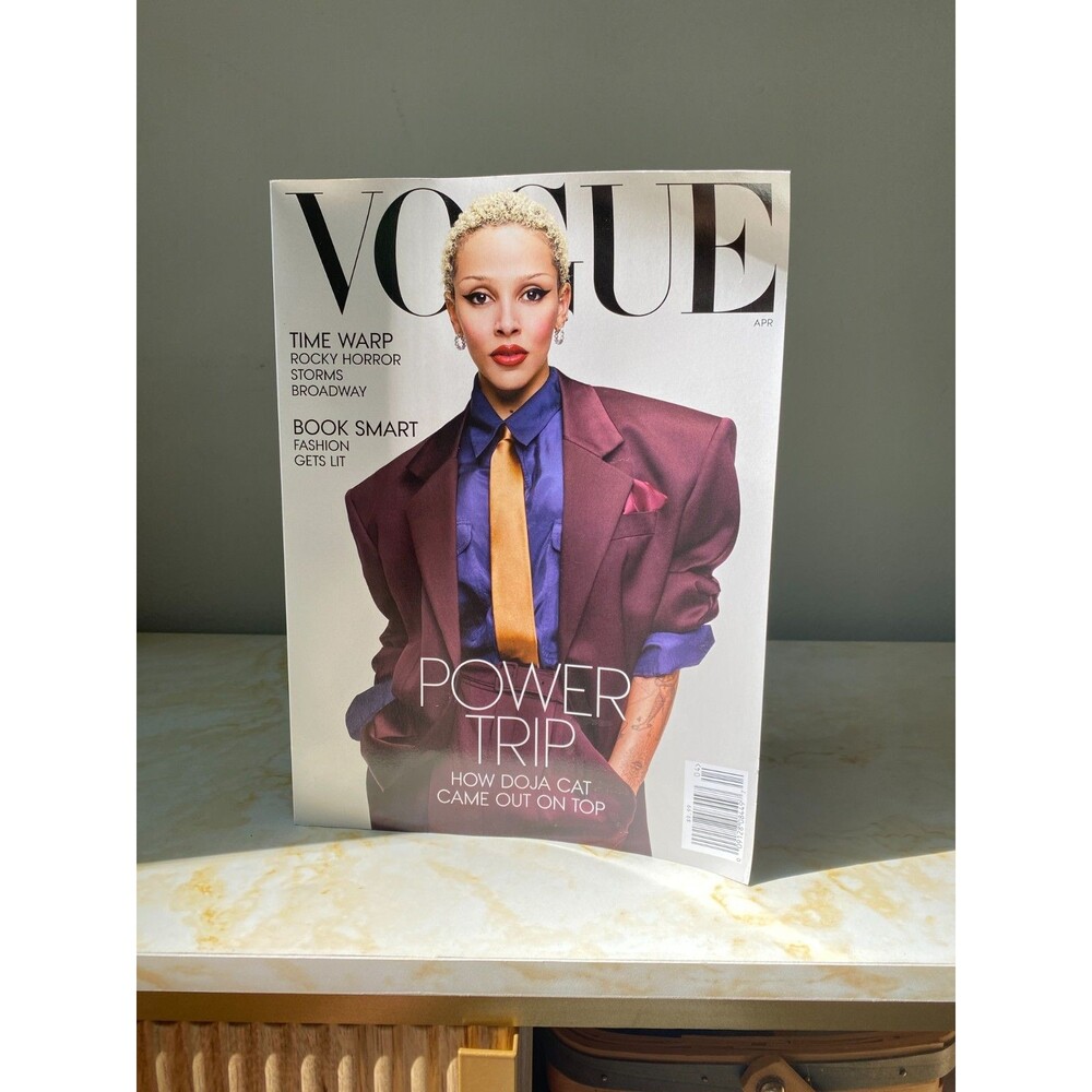 Vogue Magazine, April 2026. Feat. Doja Cat. NEW! No Labels.